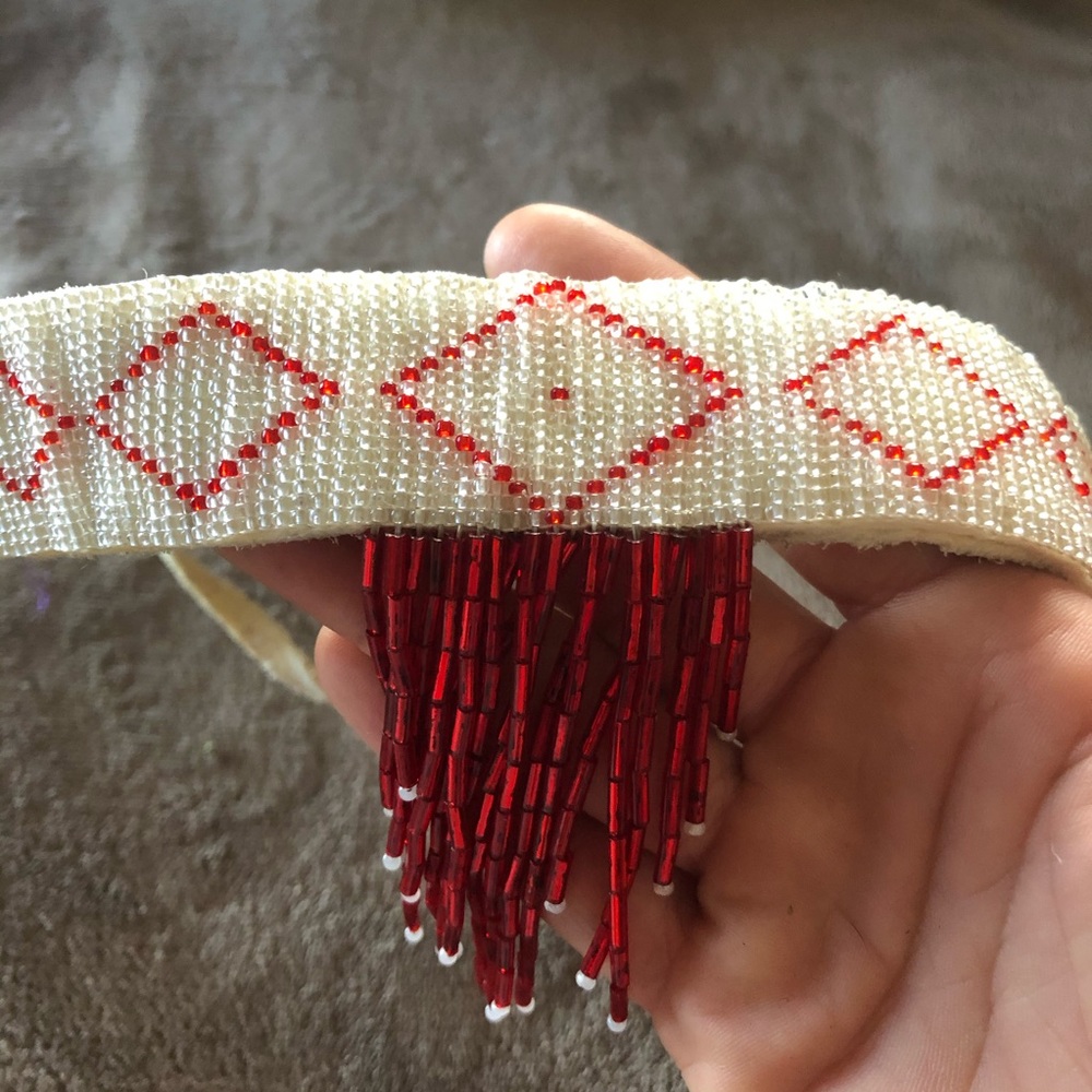 Genuine Native Beaded Headband